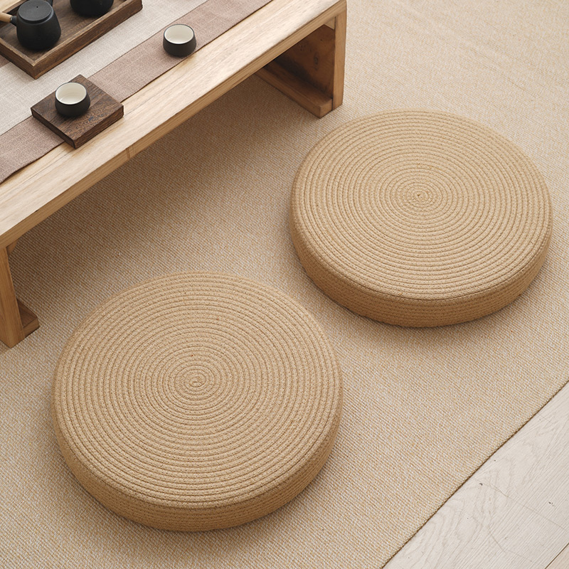 Japanese-Style Floor Cushion for Lazy People, Living Room Bay Window Tatami Mat, Home Use for Worshiping Buddha, Sitting Cushion for Meditation and Zen Practice Japanese-Style Floor Cushion for Lazy People, Living Room Bay Window Tatami Mat, Home Use for Worshiping Buddha, Sitting Cushion for Meditation and Zen Practice