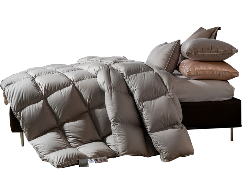 Exported to Japan 140 tribute satin down quilt 95 white goose down quilt core mute soft down winter quilt warm and thick