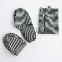 Japan-style Cotton Sky Geranium Portable Slim slippers Good products All cotton portable shoes Travel slippers All cotton Skygeranium