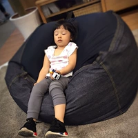 sofa Lazy đơn beanbag không dán tem kiểu Nhật tatami phòng ngủ phòng khách đáng yêu và thoải mái sofa vải nghệ thuật sáng tạo - Ghế sô pha ghế đơn