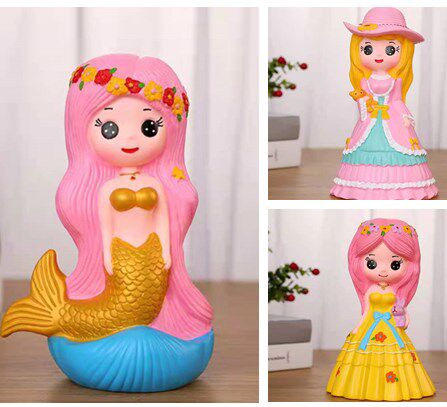 Sea Molds Mermaid Princess 26cm Gypsum Like Latex Mold Children's Puzzle Diy Handmade-Taobao