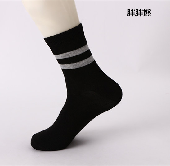 Vớ nam ống cotton mùa thu và mùa đông xu hướng dày nam vớ vớ vớ khử mùi cộng với nhà máy nhung bán buôn tất dài