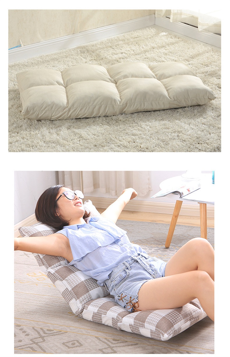 Solatube beanbag tatami giường đơn sofa và ghế gấp ghế sofa ghế bành sàn cửa sổ khoang ghế nhỏ - Ghế sô pha sofa da