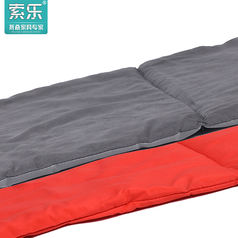 Sole New Suede Suede Suede Cotton Pad Folding Bed Lunch Break Bed Cotton Cushion Folding Chair Seat Cushion