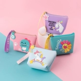 Силиконовый мультяшный кошелек, картхолдер, карточки, небольшая сумка, брендовые монеты, милая ключница, популярно в интернете