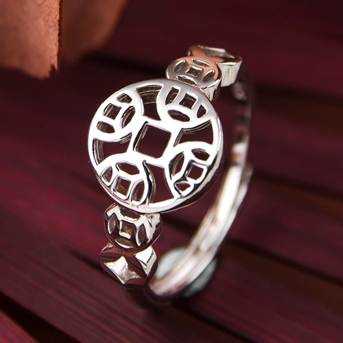 Модное креативное ретро кольцо, серебро 925 пробы, подарок на день рождения