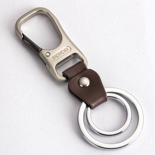 Классический кожаный креативный брелок, подвеска, ключи от машины