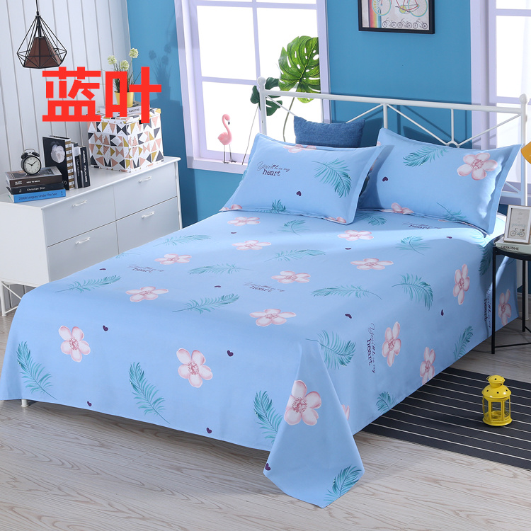 Khăn trải giường bằng vải thô cũ Tấm vải cotton dày nguyên chất bốn mùa đặt giường đôi ba mảnh 笠 1,58 - Khăn trải giường các mẫu ga trải giường đẹp