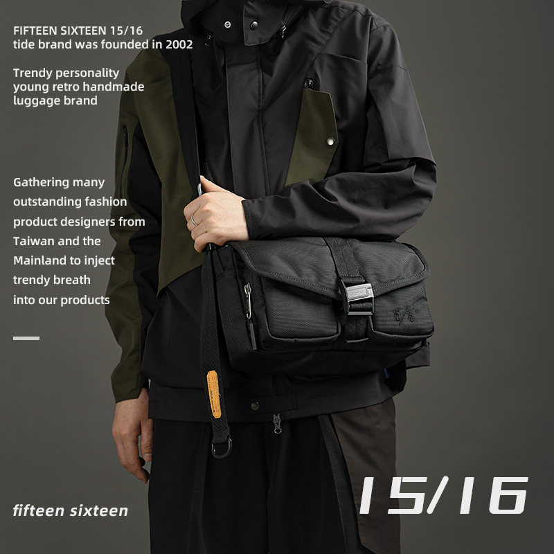 [15/16] Мужская сумка-мессенджер из баллистического нейлона Tide CORDURA с магнитной пряжкой, мужская сумка через плечо Cordura Изображение 1
