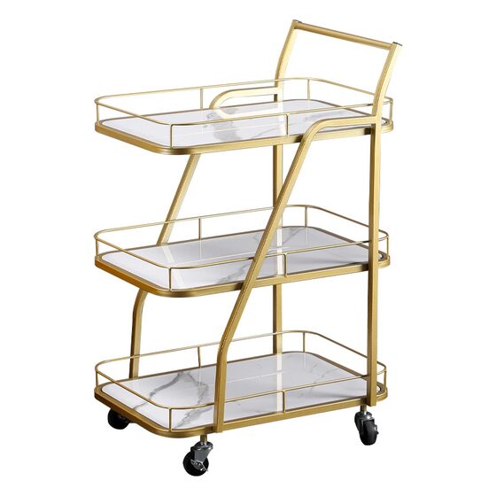 Lightweight Trolley for Beauty Salons, Hair Salon Cleaning and Sanitation Tool Cart with Swivel Wheels, Auto Repair Tool Storage Rack