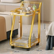 Lightweight Trolley for Beauty Salons, Hair Salon Cleaning and Sanitation Tool Cart with Swivel Wheels, Auto Repair Tool Storage Rack