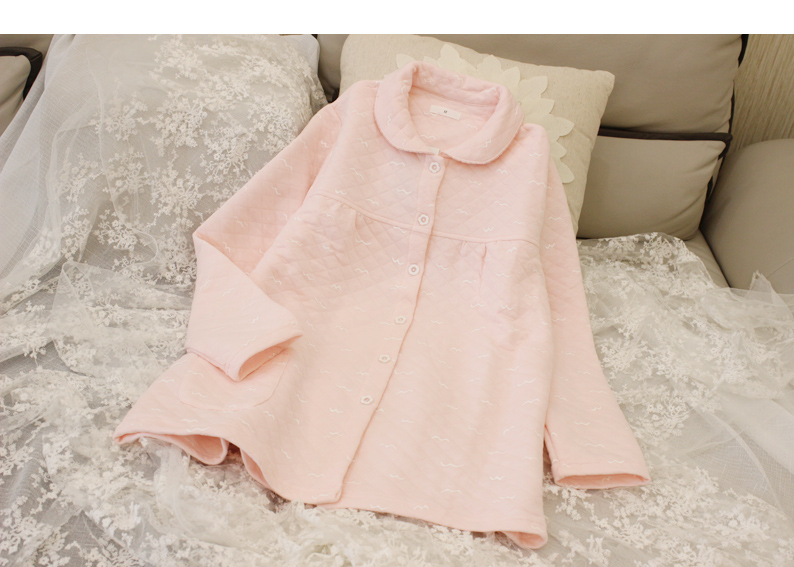 ! Đàn ông và phụ nữ đi biển cotton cotton mềm mại dài tay quần dài đôi mẫu đồ ngủ phù hợp với mùa thu đông bộ đồ mặc nhà mùa hè