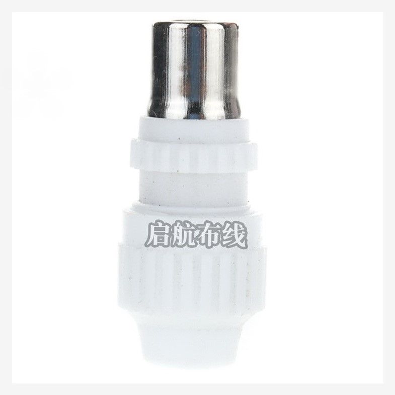 TV TV Straight Plug RF Head Cable Plug Bamboo Knuckle Head Notary Cable Connector Radiofrequency Head