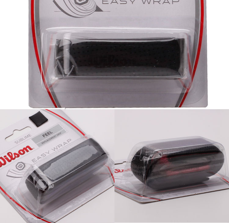 Wilson Weir Sheng Authentic quần vợt cầu lông gel thấm mồ hôi với tay cầm chống trượt da ba vợt tennis tecnifibre