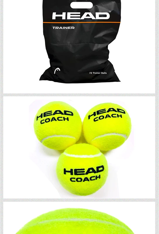 Hyde HEAD tennis không áp lực 72 gói đầy đủ túi huấn luyện viên cá nhân sử dụng người mới bắt đầu luyện tập tennis