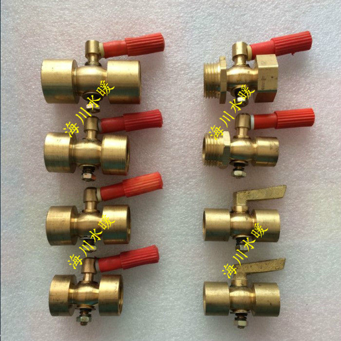 Copper pressure gauge two-way valve Coke gauge valve fittings sealed bark valve rotary valve 4 min M20*1 5