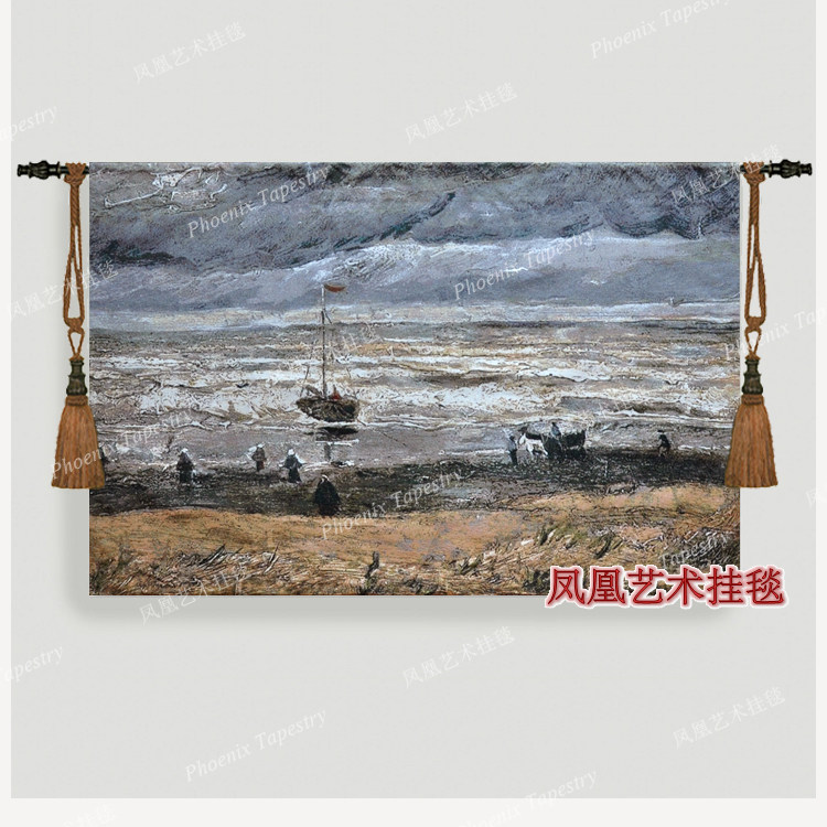 Гобелен 凤凰艺术挂毯 梵高名画欧式提花壁毯 古典ins大挂布客厅卧室背景 Phoenix Art tapestries