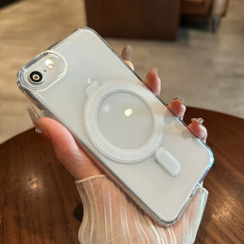 Apple, совместимый чехол для телефона, беспроводной iphone7 с зарядкой, прозрачный защитный чехол, 8plus, простой и элегантный дизайн