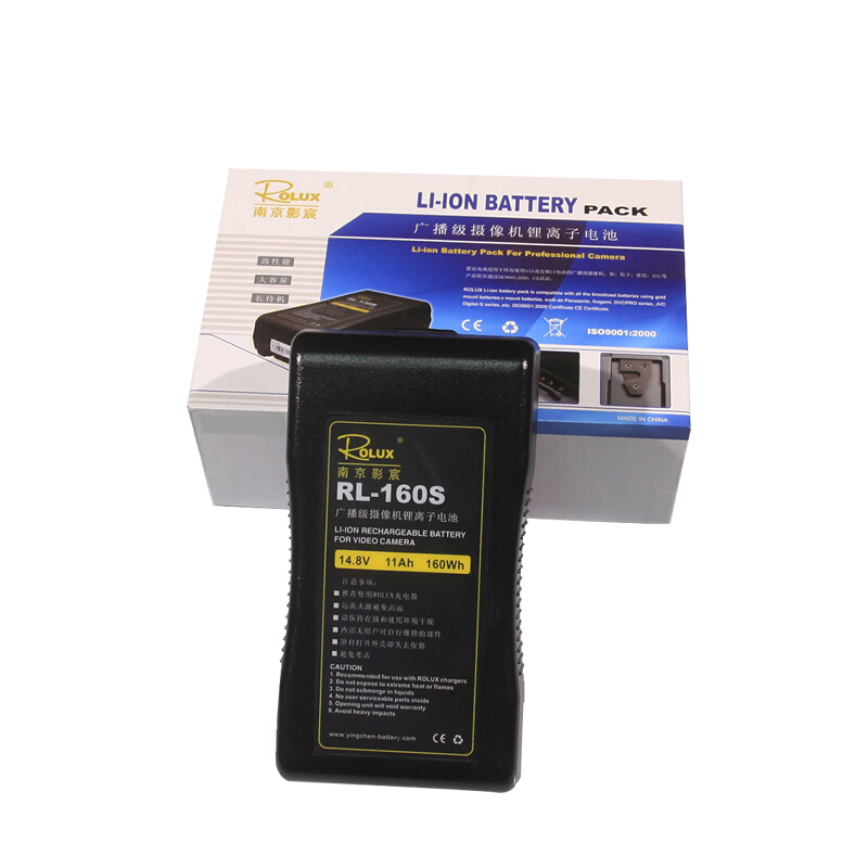 Shadow-Chen ROLUX RL-160S battery iron head ten thousand dland assorted suitable for Sony V-mouth camera battery