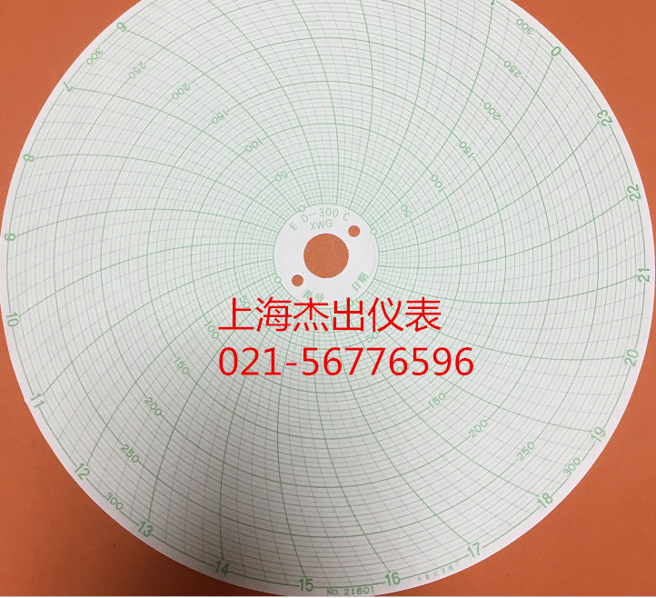 Disc round heat treatment temperature meter recording paper E 0-300 400 21601 21602 in XWG