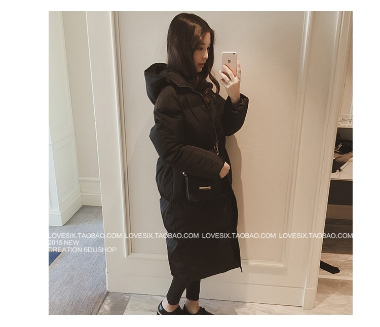Chống mùa giải phóng mặt bằng chic xuống bông độn coat phụ nữ phần dài sinh viên kích thước lớn bánh mì quần áo dày áo khoác mùa đông phụ nữ áo phao lông vũ dáng dài hàn quốc