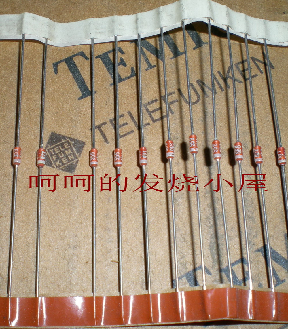 VISHAY TELEFUNKEN Rhythm Wind Root BZX55B9V1 9 1v 0 5w 2% Low Noise Voltage Regulator Tube