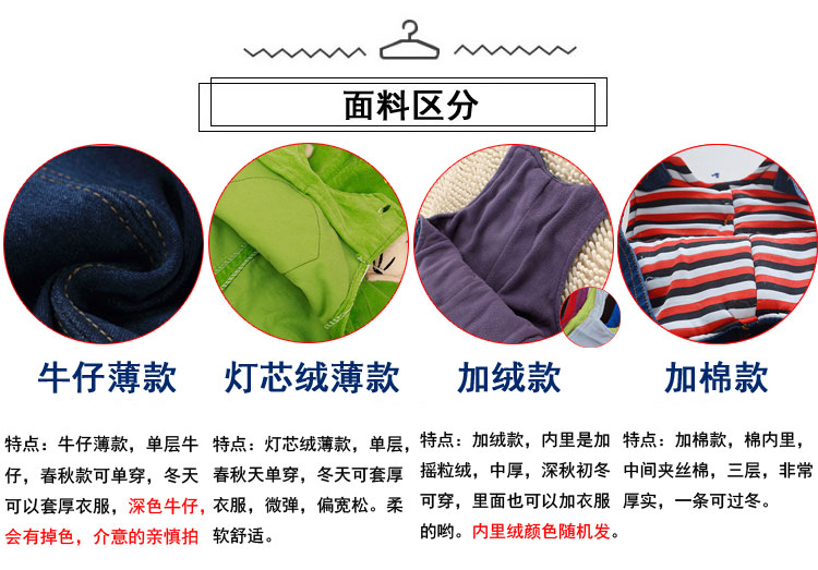 Quần denim bé gái 2018 thu đông 2018 mặc bé gái bé trai treo quần trẻ em ra quần dày yếm bò cho bé gái