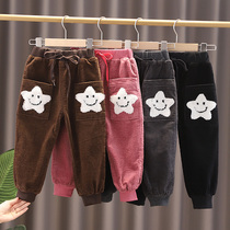 Winter childrens overpants can be set cotton trousers trousers boys and girls corduroy casual pants baby corduroy trousers for children