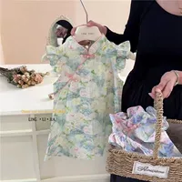 Cheongsam Flying Elice Greconia Green