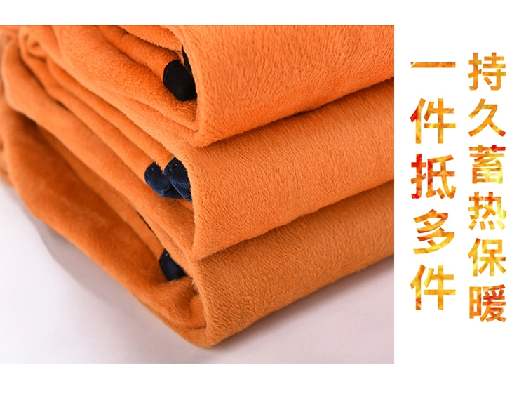 Mùa đông cộng với quần jean nhung thẳng nữ cao eo sang trọng là quần ống suông thẳng ấm áp co giãn cỡ lớn là quần mỏng phiên bản Hàn Quốc