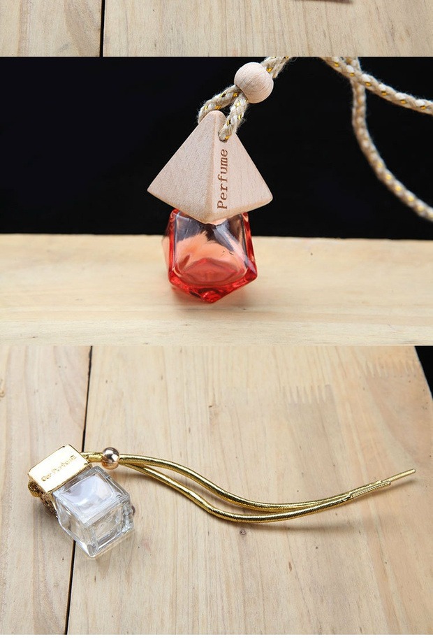 Xe nước hoa mặt dây chuyền chai hương liệu chai rỗng chai Xe hơi nội thất clip treo phụ kiện xe hơi phụ nữ cung cấp đồ trang trí trang trí taplo ô tô đẹp
