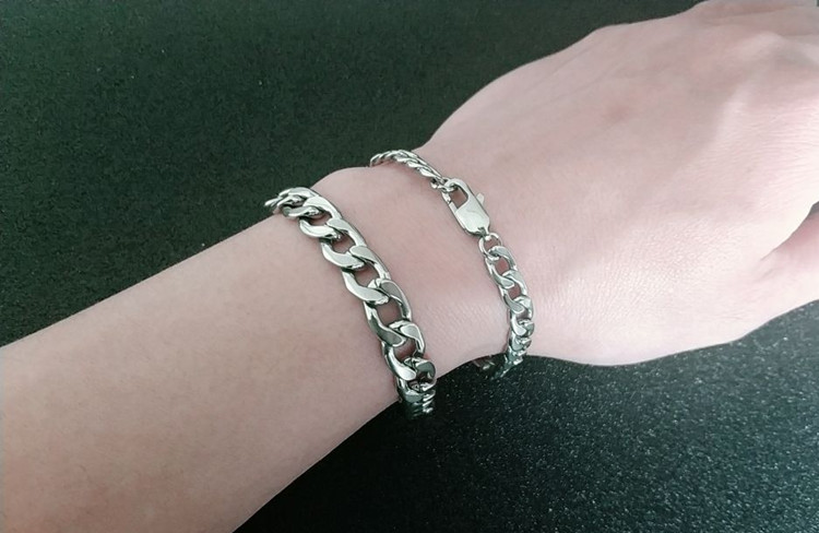 Vòng đeo tay bằng thép titan độc quyền phiên bản Hàn Quốc của vòng đeo tay đơn giản thủy triều nam trang sức phụ kiện trang sức nam rắn vòng tay vong deo tay