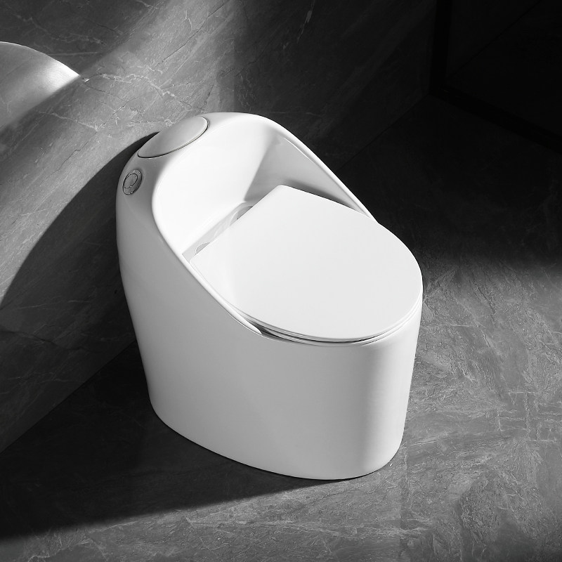 High face value egg type toilet Small household personality creative powder room Pumping siphon type silent toilet