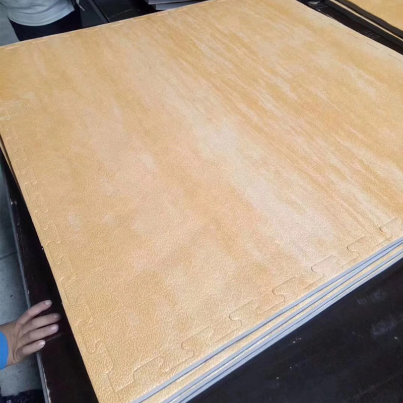 Professional taekwondo mat thickened martial arts Sanda special wood grain tasteless dance fitness home can be spliced