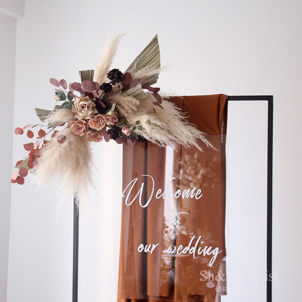 Emulation Rose Composition Floral Wedding Greeting Cards Decoration Flowers Background Pendulum photography Decorative Props Shop Window Floral