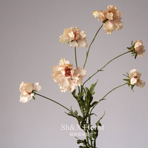 Retro color simulation flower wheel chrysanthemum natural flower arrangement flower photography shop decoration flower light wildflower pendulum