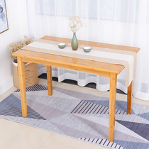 Simple dining table dining table and chair combination solid wood dining table simple modern dining table home small apartment rectangular