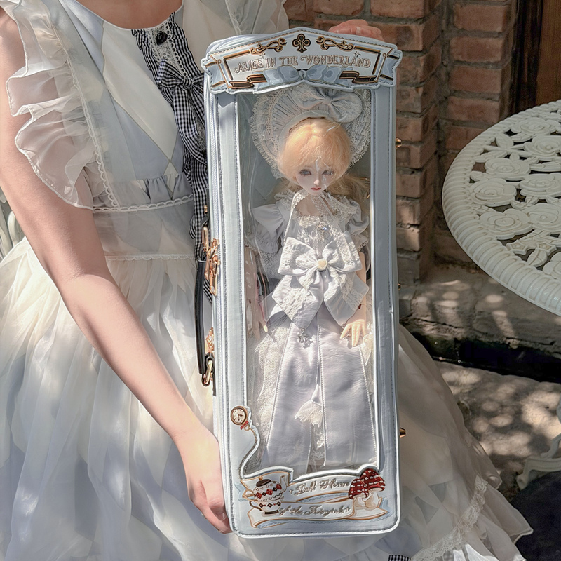 【Rabbit Hole】Ikuma Original Four-Quarter Bjd Doll Bag Pain Bag Alice Outing Large Capacity Crossbody Backpack