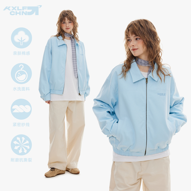 Kxlfchn American Retro Harrington Jacket for Men with a Trendy Lapel, High-End Feel, Top Coat for Women Kxlfchn American Retro Harrington Jacket for Men with a Trendy Lapel, High-End Feel, Top Coat for Women