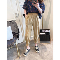Pants children slim fit 2022 Summer new ladies Korean version sunscreen Speed Dry Pants Fashion Harlan 90% Casual Pants Women