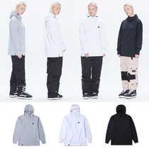 2021KARETA Korean ski sweatshirt with single double board men and womens pure colour sets to fix the bottom-hat-jersey