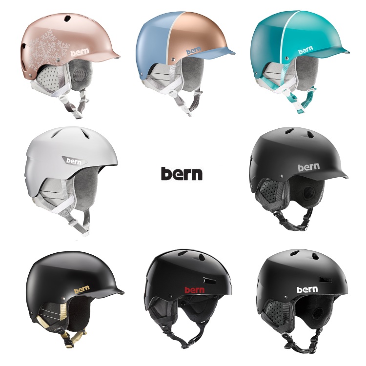 1920BERN Korea single board double board protective gear ski helmet ultra-light Asian version winter warm men's and women's models