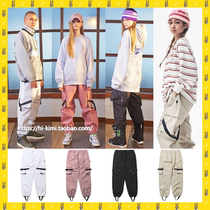 2122BSRABBIT Korean ski pants single double board male and female waterproof wind small foot collection leg outdoor sport punching pants