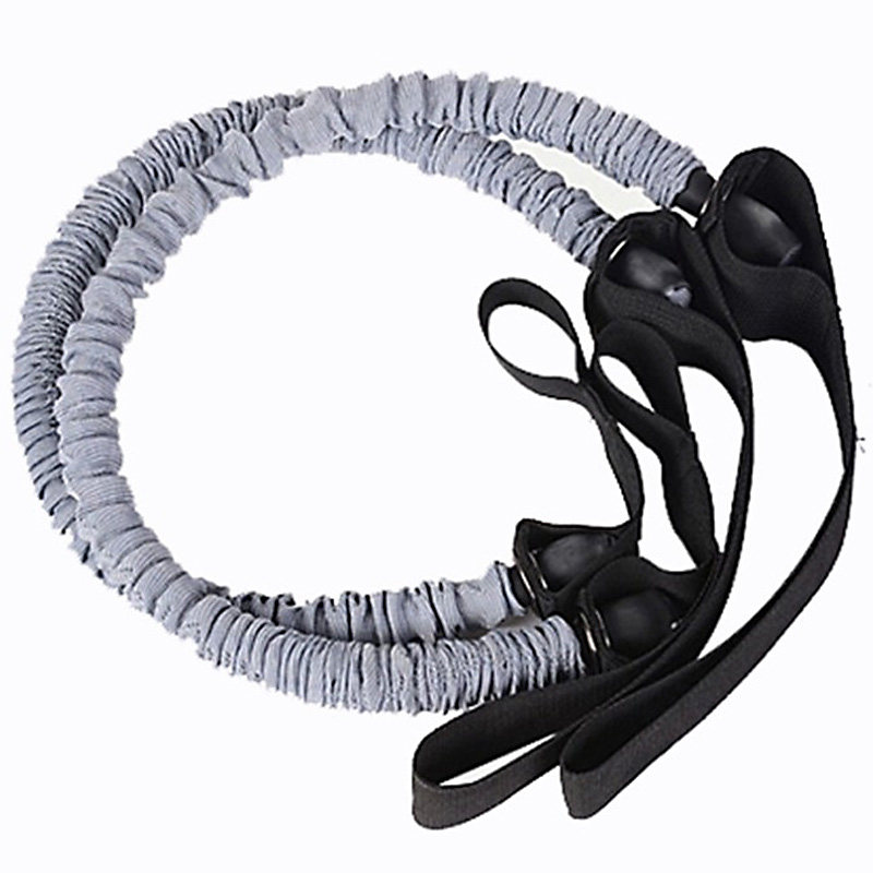 Abdominal wheel auxiliary pull rope abdominal muscle wheel with elastic rope resistance rope roller auxiliary rebound rope pull belt