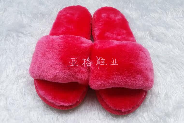 Pantoufles enfants en suède pour hiver - semelle caoutchouc - Ref 1017710 Image 19