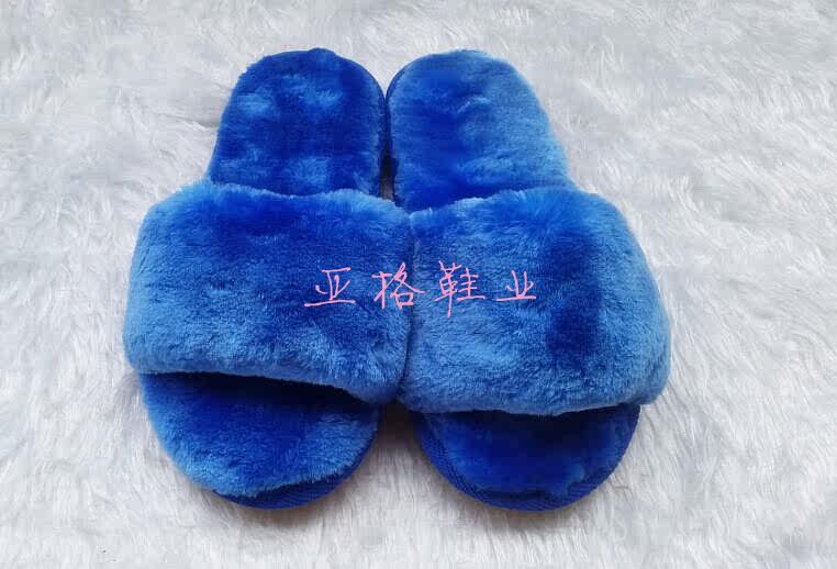 Pantoufles enfants en suède pour hiver - semelle caoutchouc - Ref 1017710 Image 22