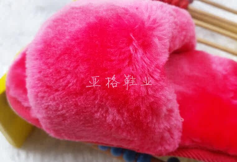 Pantoufles enfants en suède pour hiver - semelle caoutchouc - Ref 1017710 Image 33