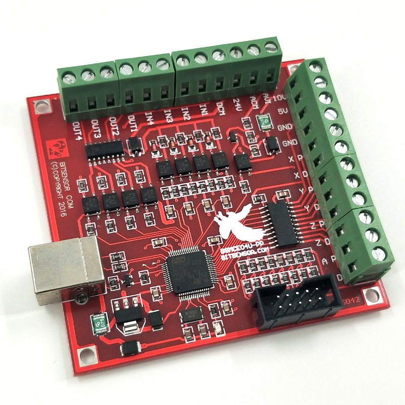 Ultra-energy-type USB connector MACH3 motion control card red flying carving card