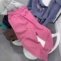 Self-contained eyes closed into TBEAR High quality thin loose tight waist versatile composite sweatpants sweatpants Daddy pants