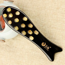 Horn edge natural head horn massage comb Brain scalp meridian comb can not afford electrostatic wide tooth scraping comb
